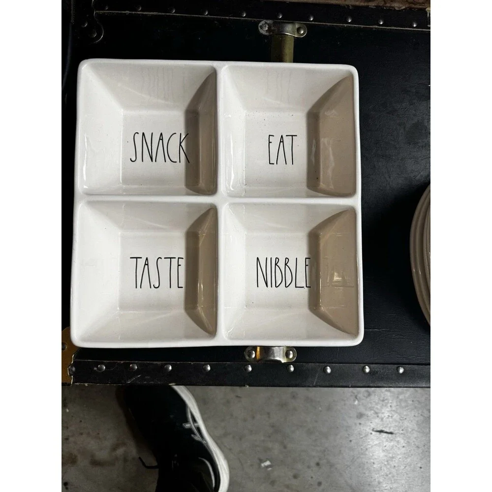 4 Part Snack Tray Farmhouse by Magenta